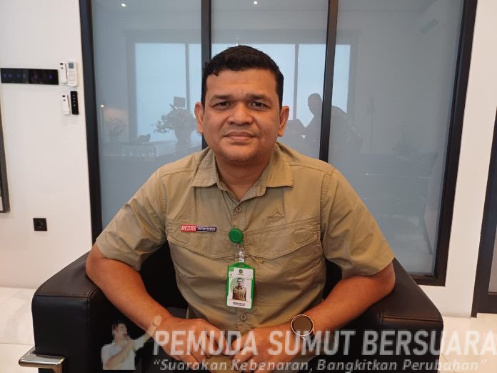 Text foto : Kepala Dinas Perhubungan (Dishub) Kota Medan, Erwin Saleh. (Foto : Ist)