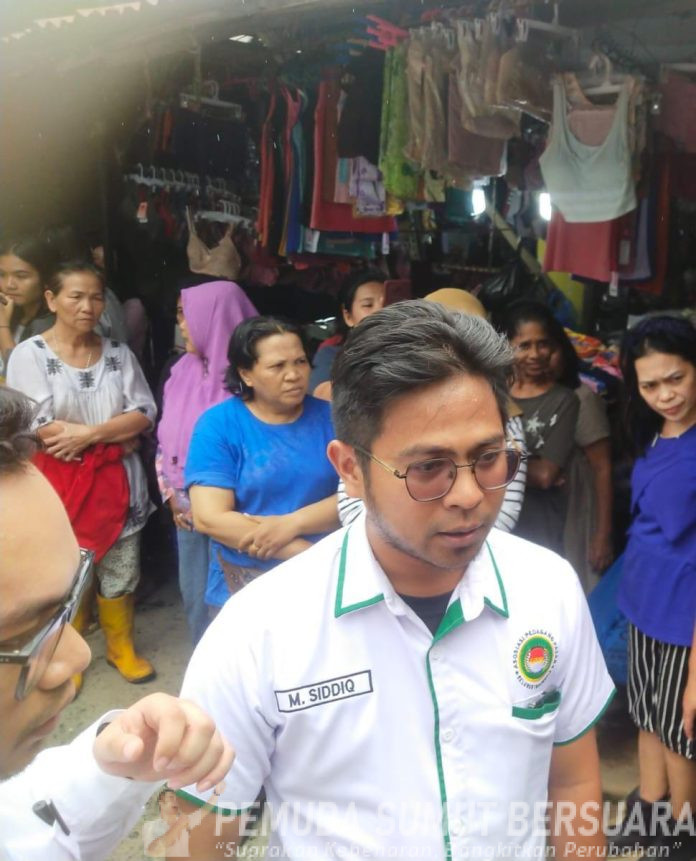 Text foto : Muhammad Siddiq Ketua DPD APPSI (Dewan Pimpinan Daerah Asosiasi Pedagang Pasar Seluruh Indonesia) Kota Medan. (Foto : Istimewa)
